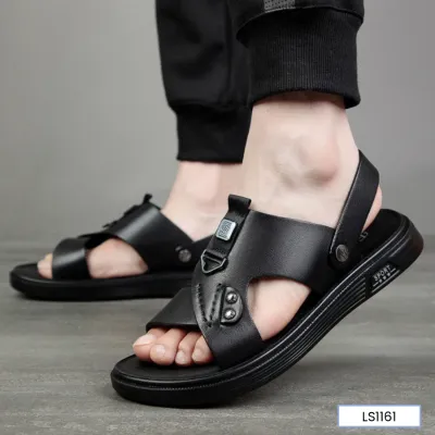 KINETIC STRIDE LEATHER SANDAL